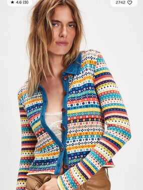 Free people oak and pine cardigan new with tags